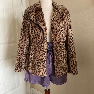 Animal Print/Leopard Jacket size Medium Ellen Tracy